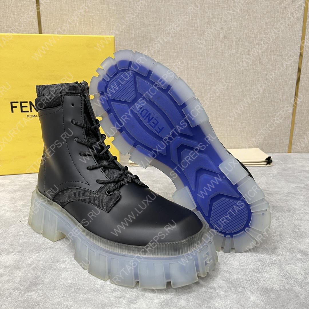 F**di ankle boots black 7u1458