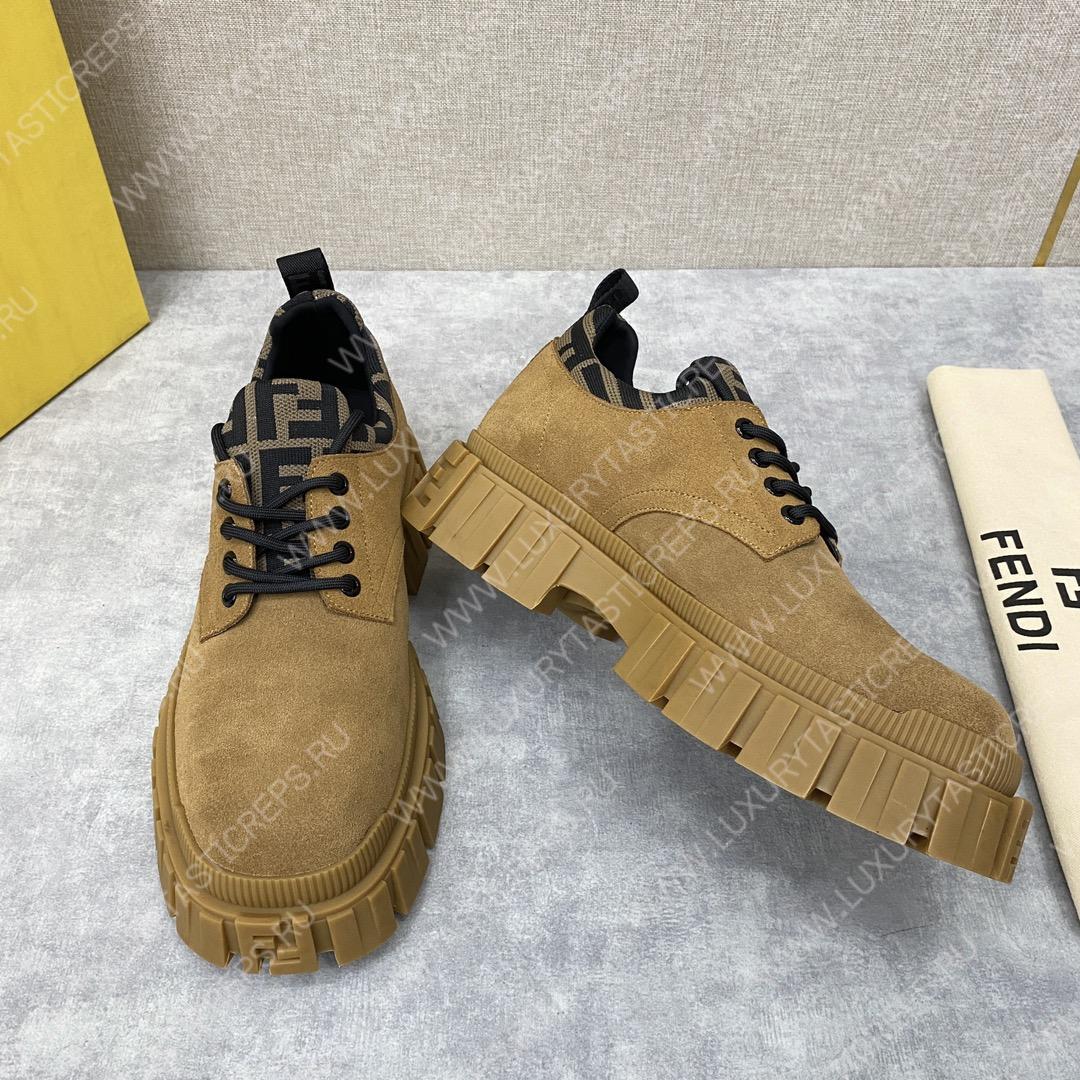 F**di lace-ups light brown 7l1459ad