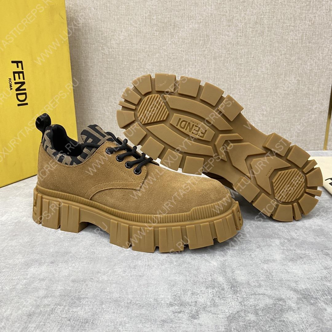 F**di lace-ups light brown 7l1459ad