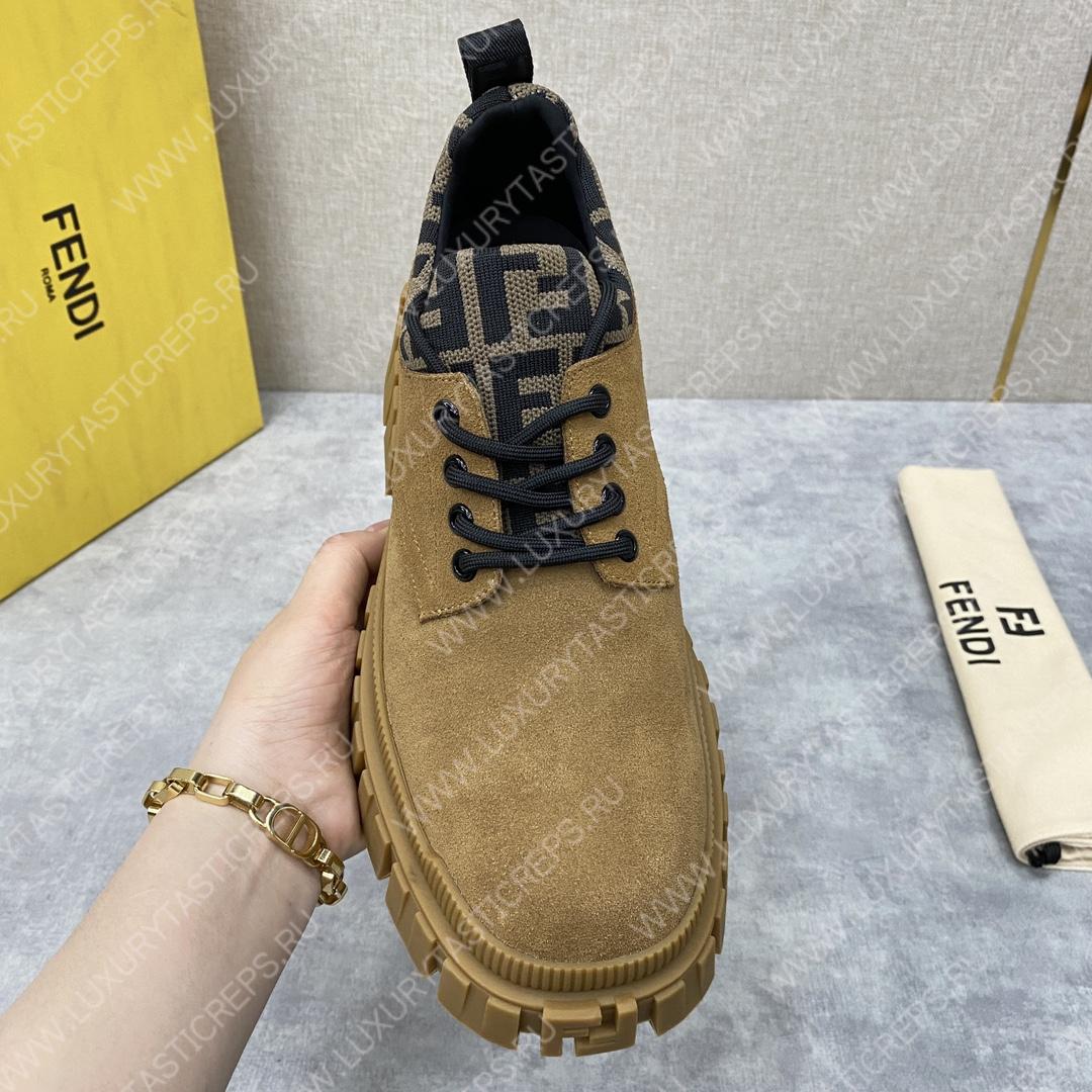 F**di lace-ups light brown 7l1459ad