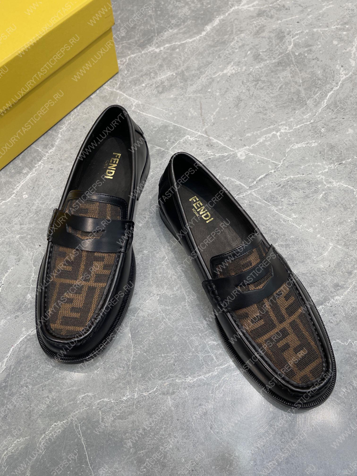 F**di o lock loafers black 7d1550a