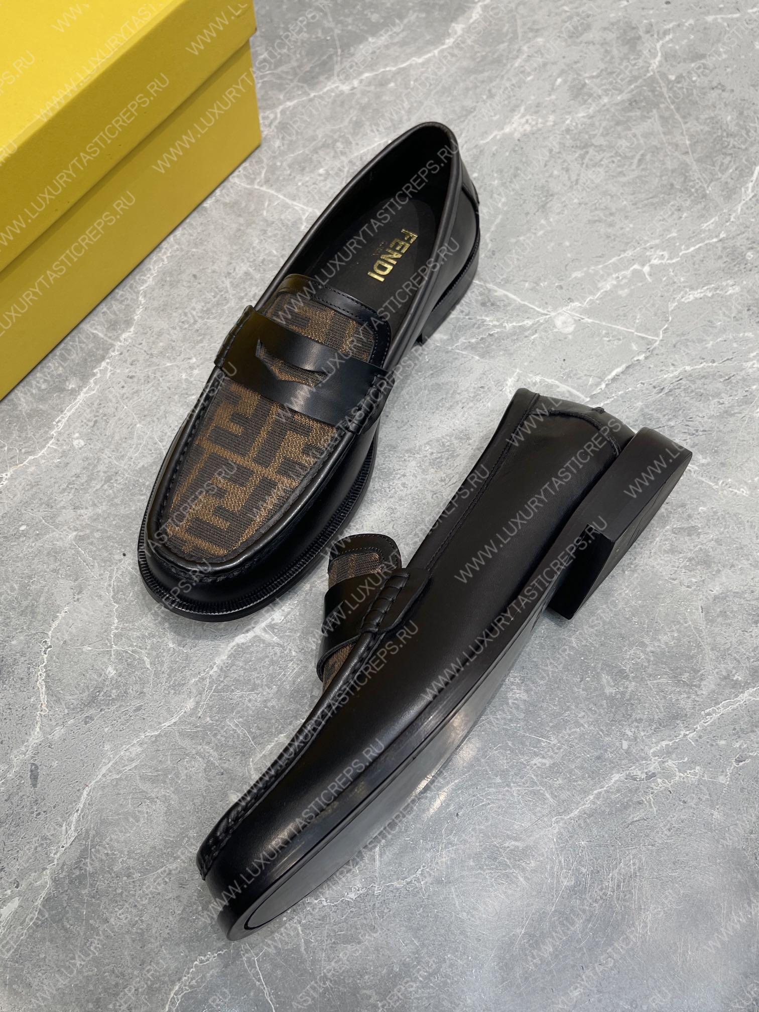 F**di o lock loafers black 7d1550a