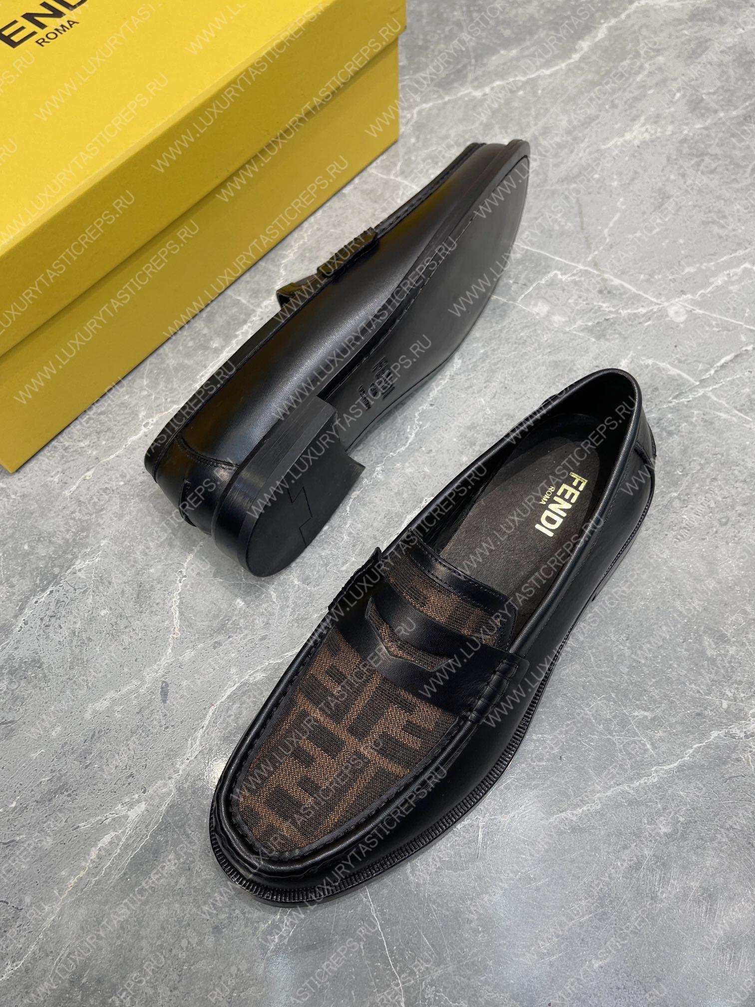 F**di o lock loafers black 7d1550a
