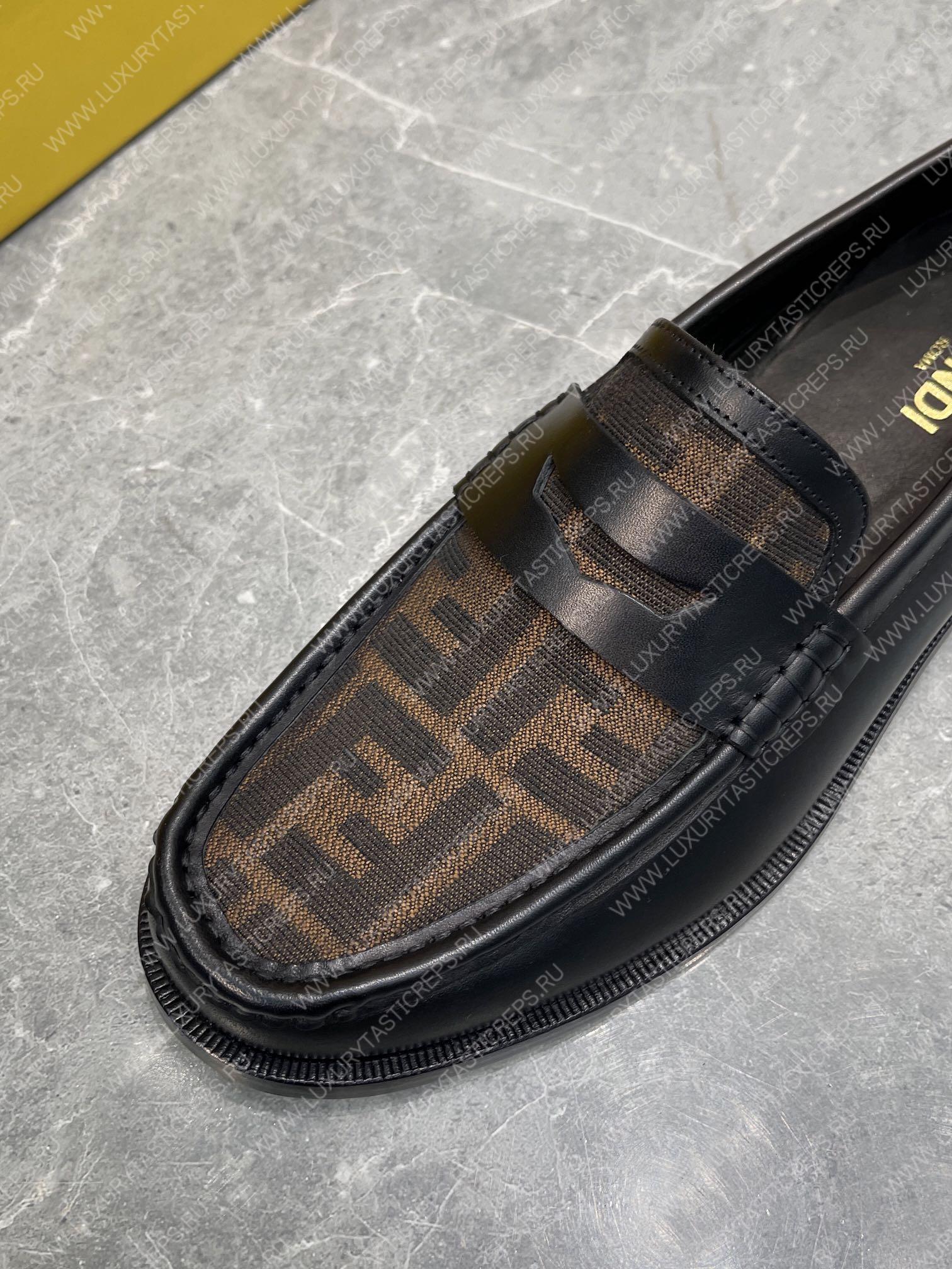 F**di o lock loafers black 7d1550a