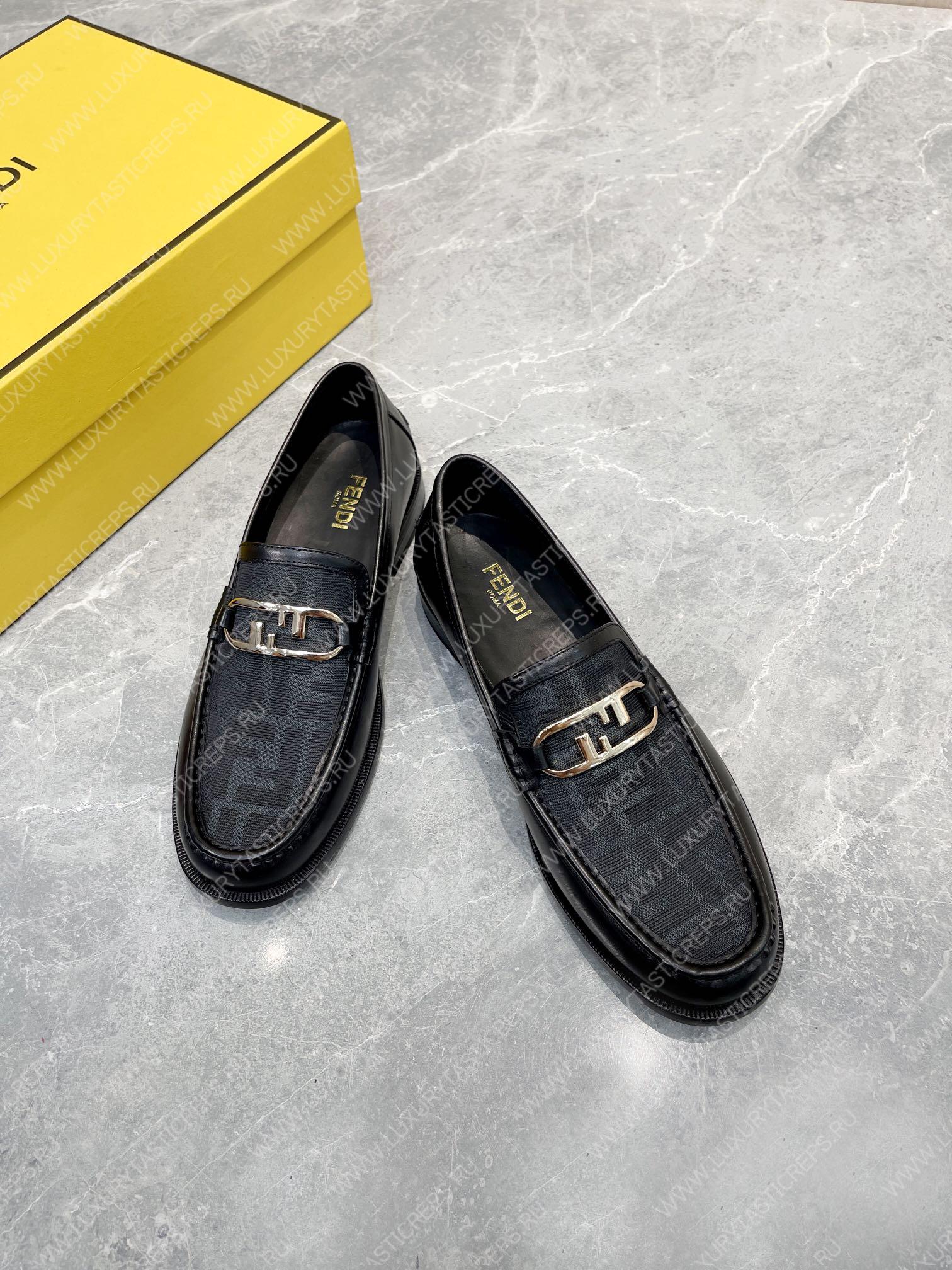 F**di o’lock driving loafers black 7d1561a