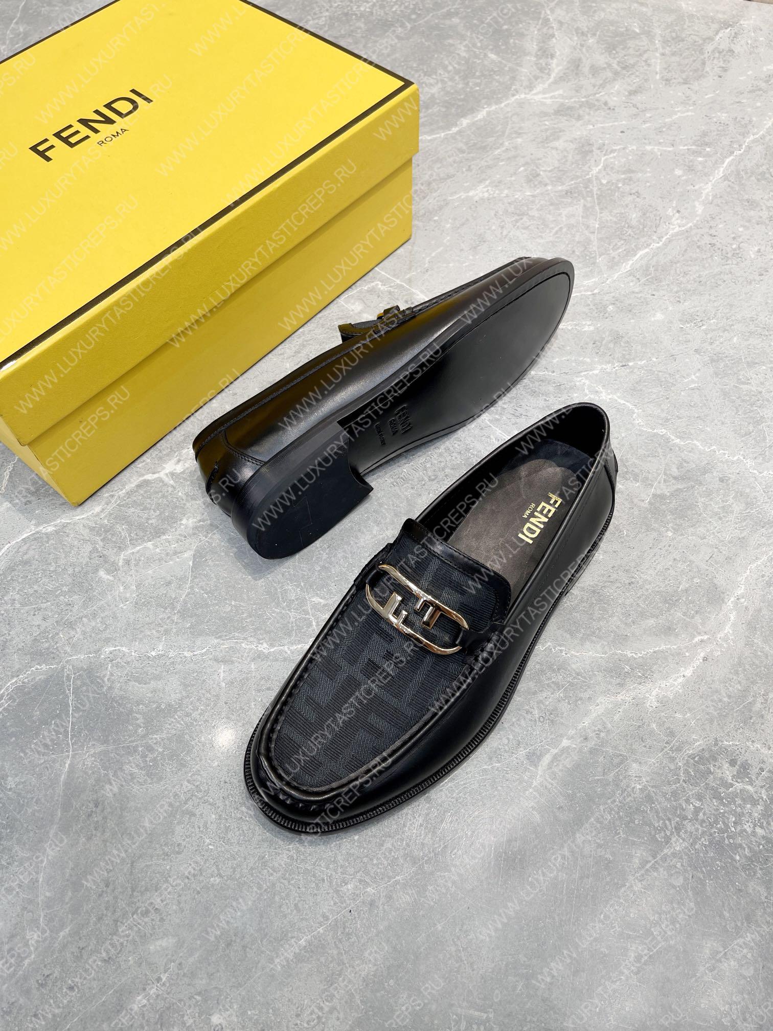 F**di o’lock driving loafers black 7d1561a