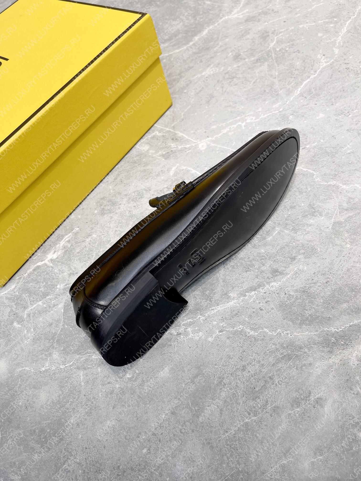 F**di o’lock driving loafers black 7d1561a