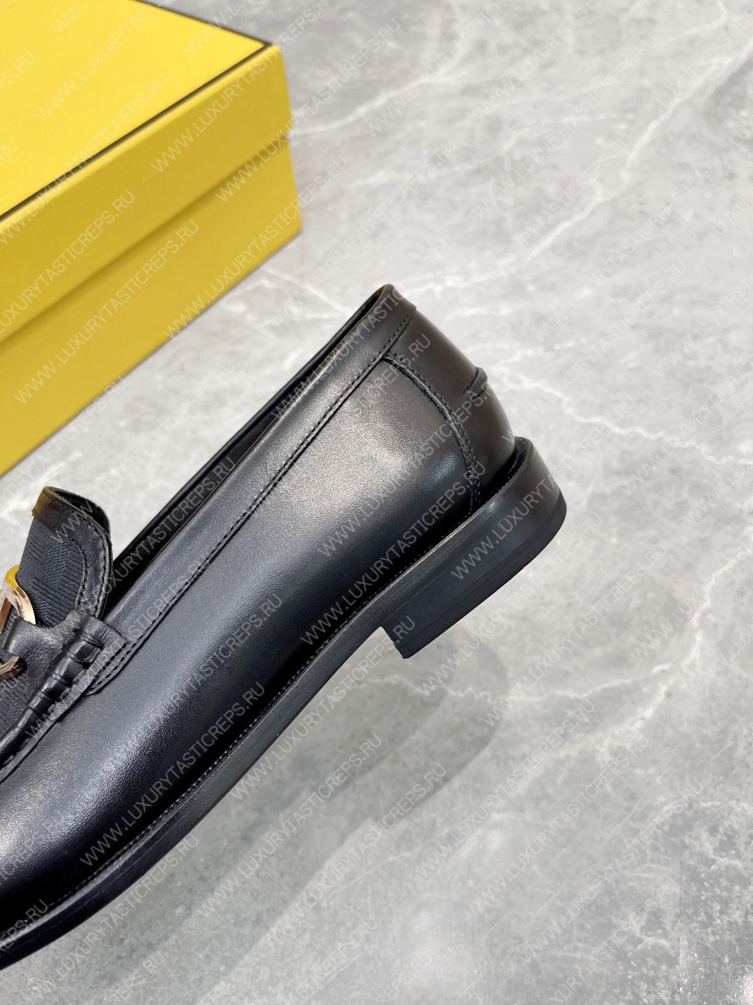 F**di o’lock driving loafers black 7d1561a