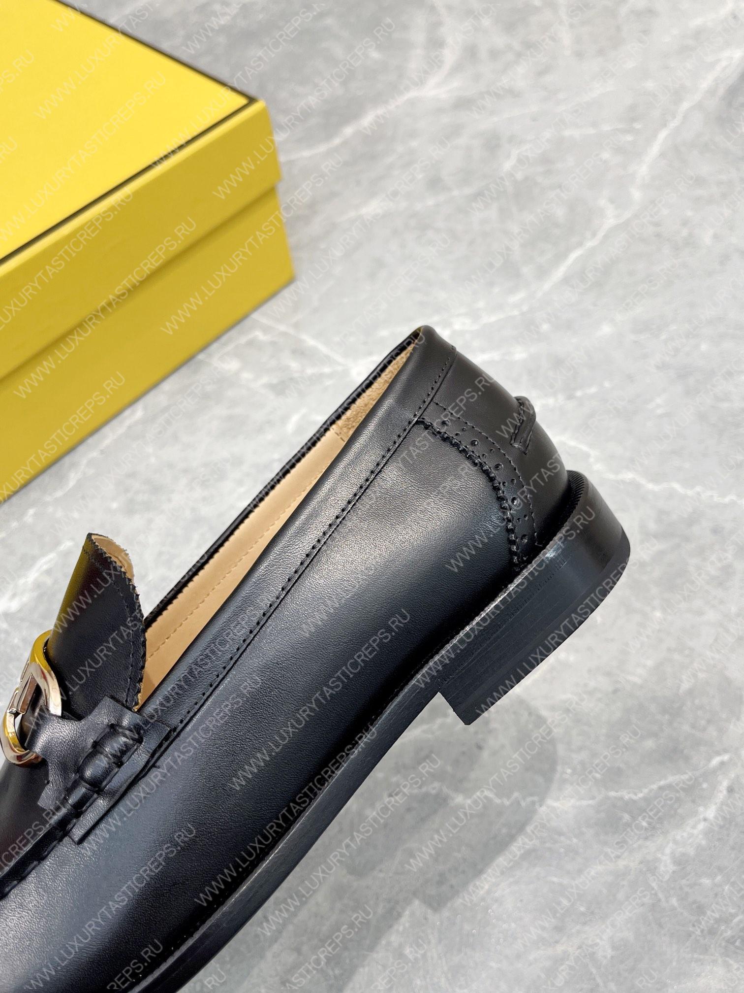 F**di o’lock driving loafers black 7d1561a