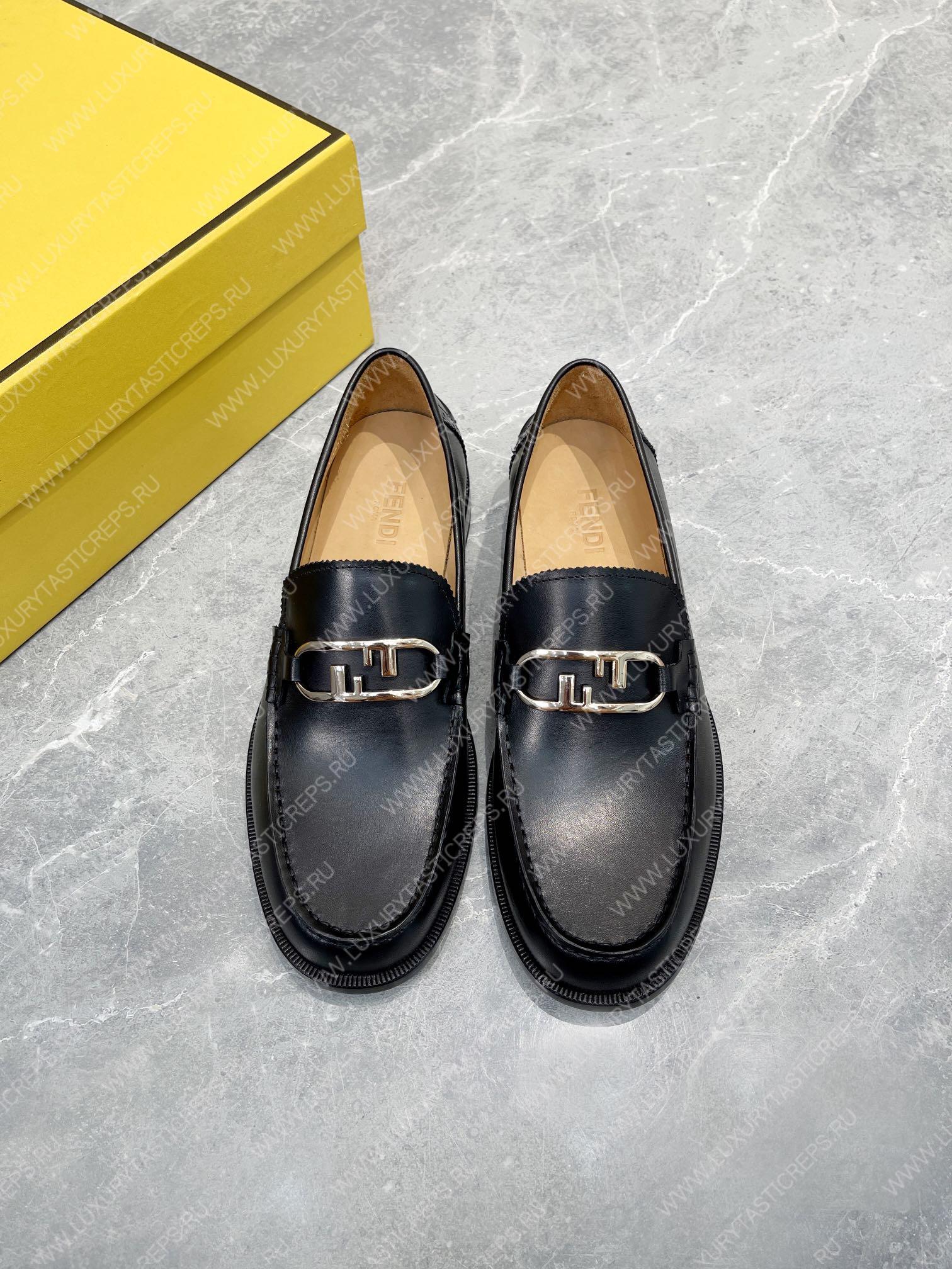 F**di o’lock driving loafers black 7d1561a
