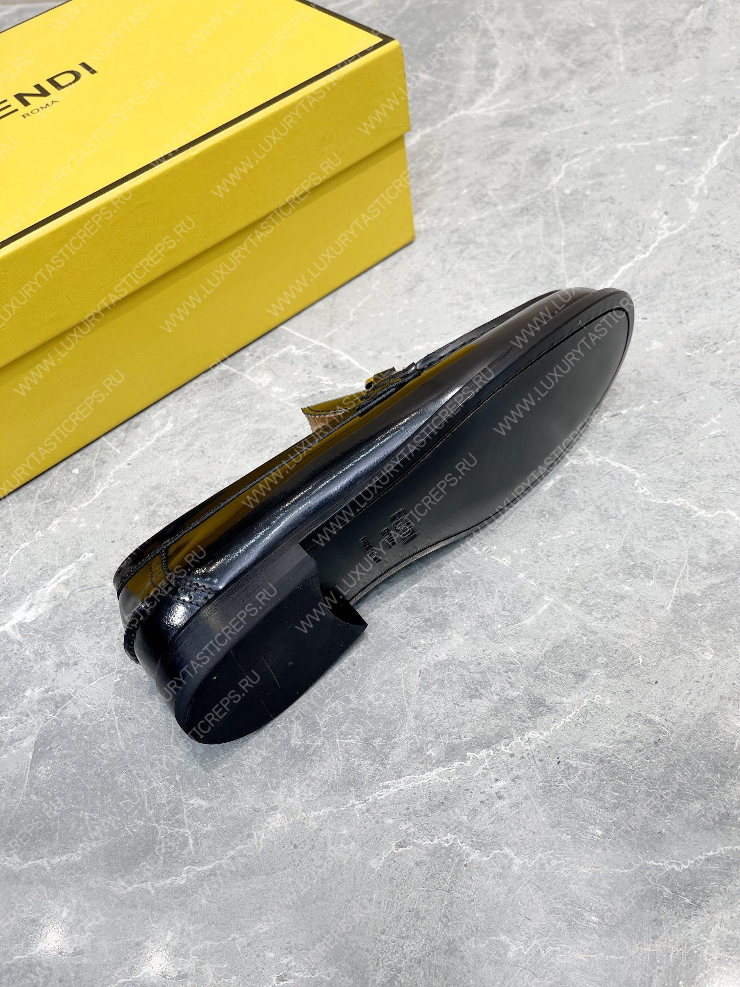 F**di o’lock driving loafers black 7d1561a