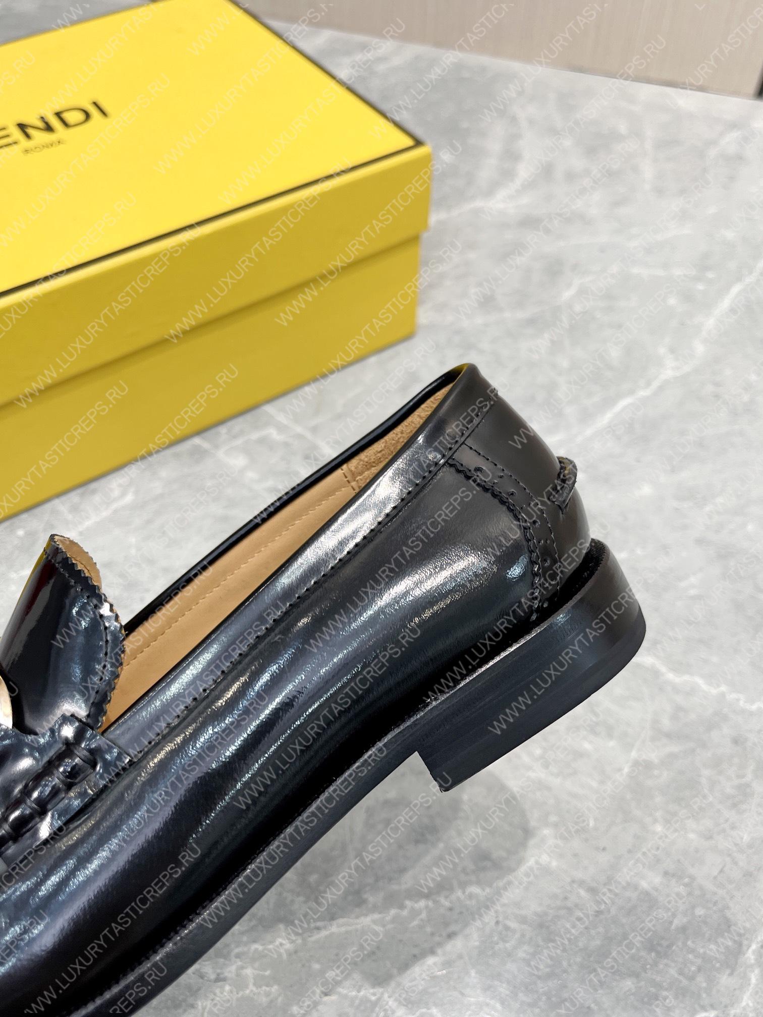 F**di o’lock driving loafers black 7d1561a