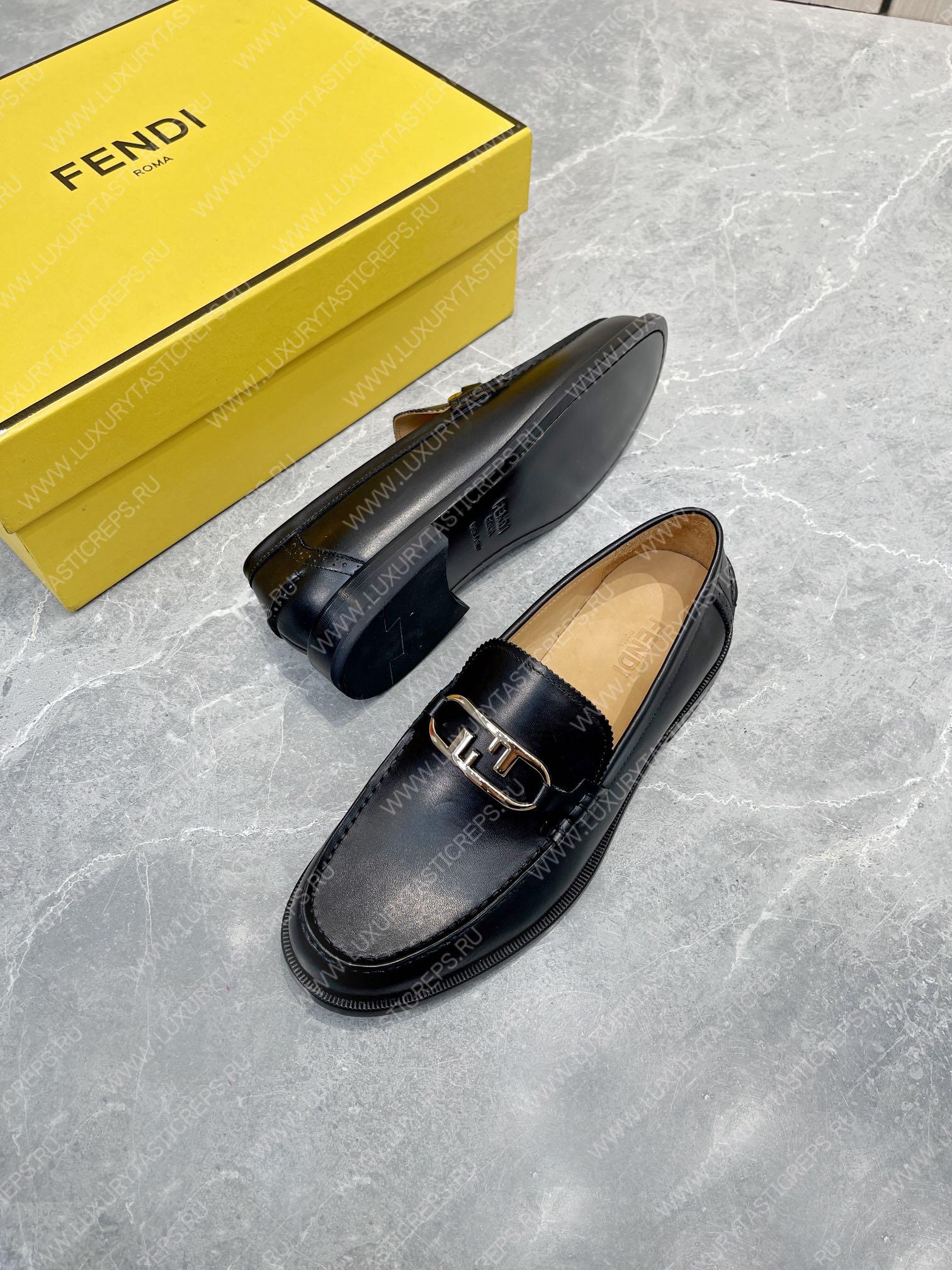 F**di loafers black 7d1546ak1uf0abb
