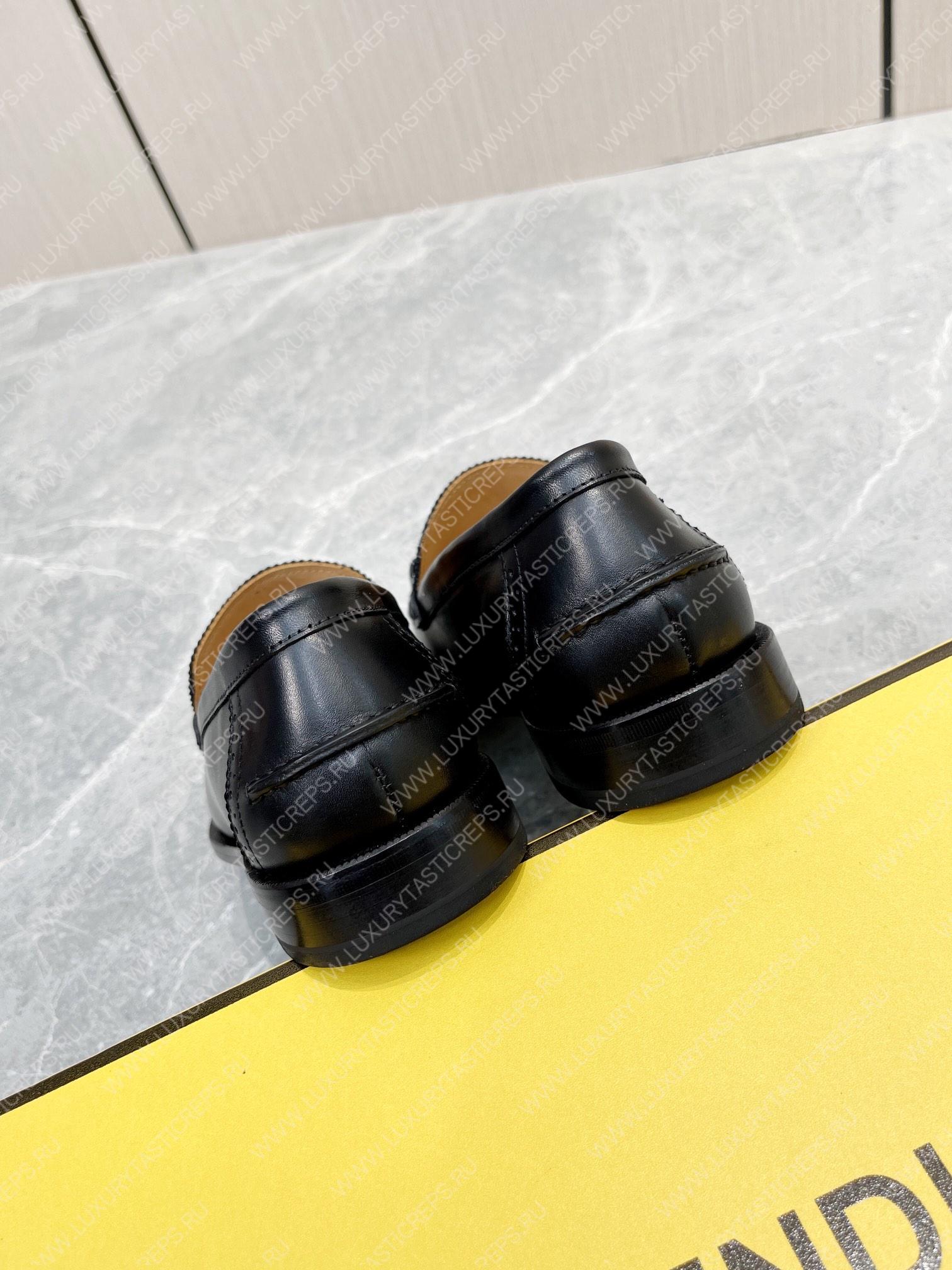 F**di loafers black 7d1546ak1uf0abb