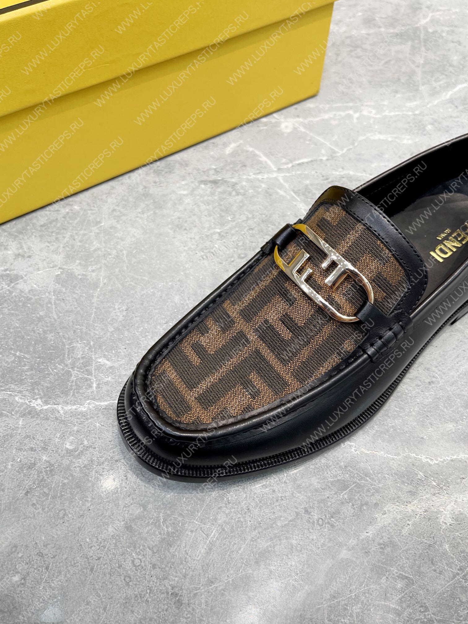 F**di o’clock loafers black 7d1550ajzff0r7r
