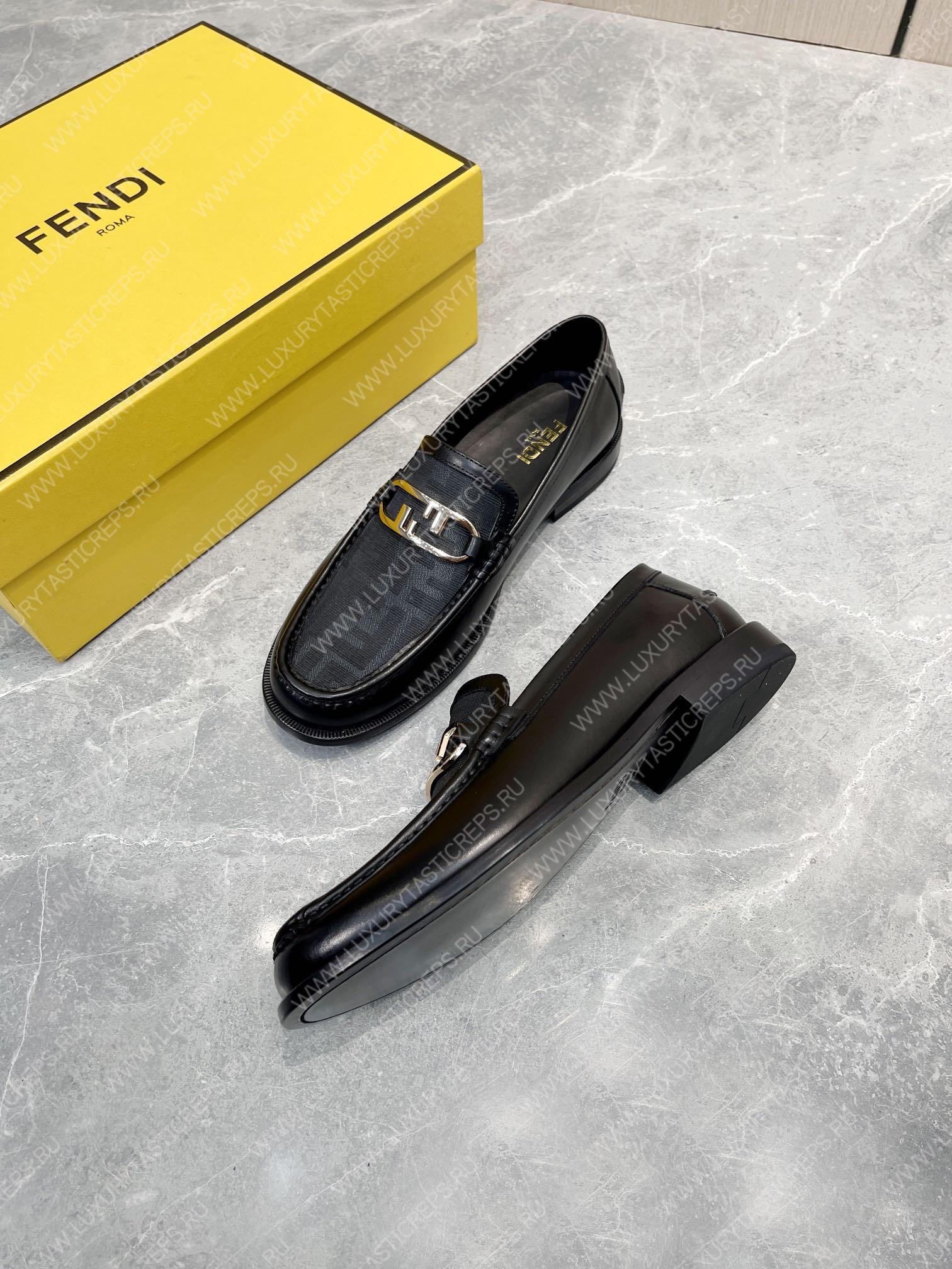 F**di o’clock loafers black 7d1550ajzff0r7r