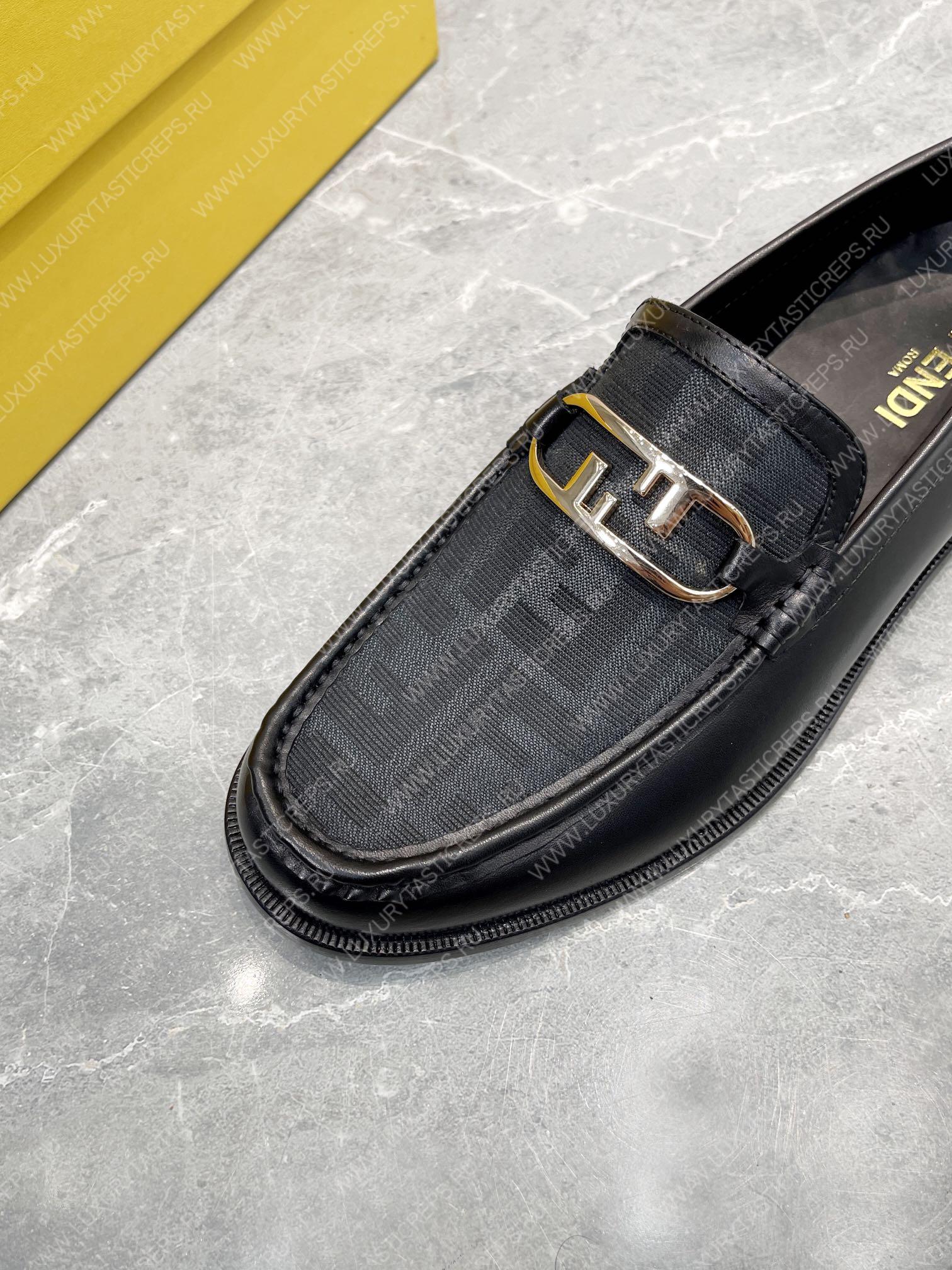 F**di o’clock loafers black 7d1550ajzff0r7r