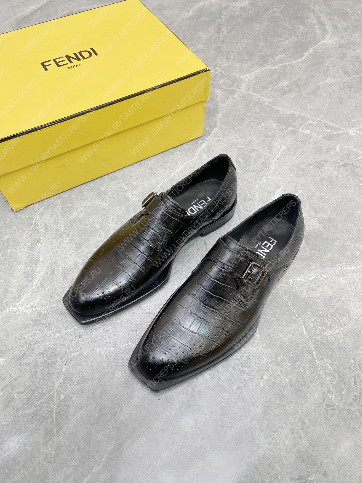 F**di loafers black 723176