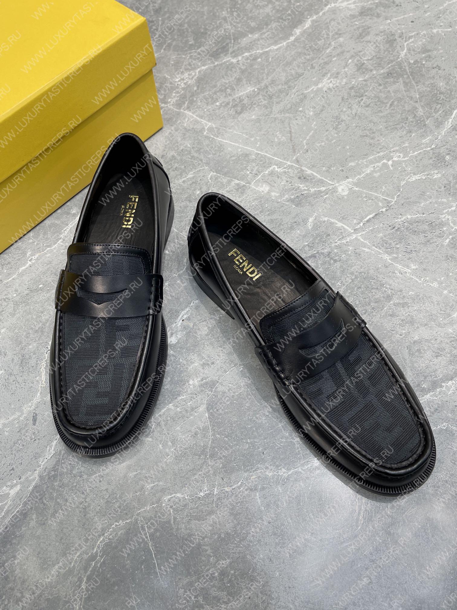F**di o’lock driving loafers black 7d1561a