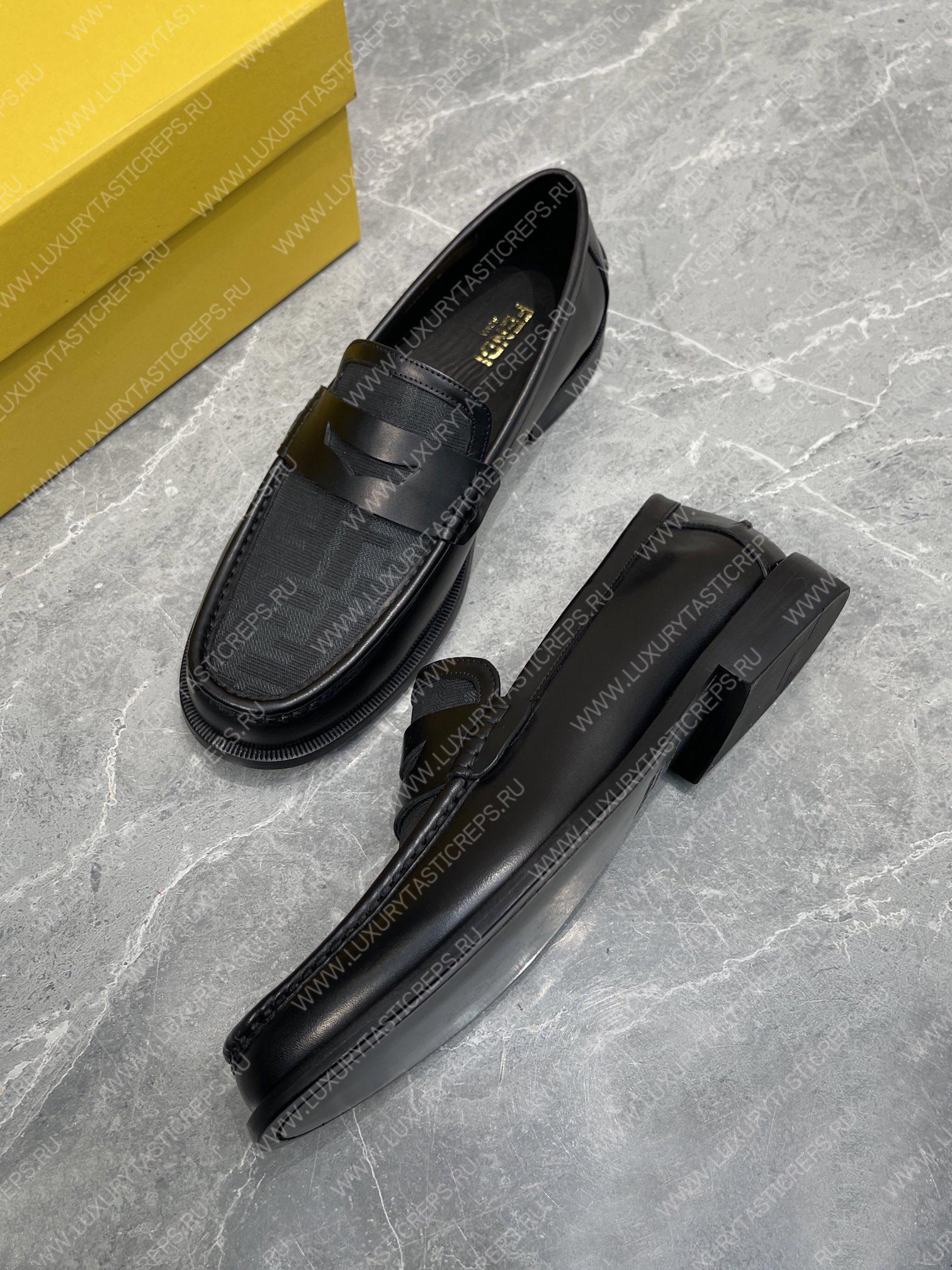 F**di o’lock driving loafers black 7d1561a