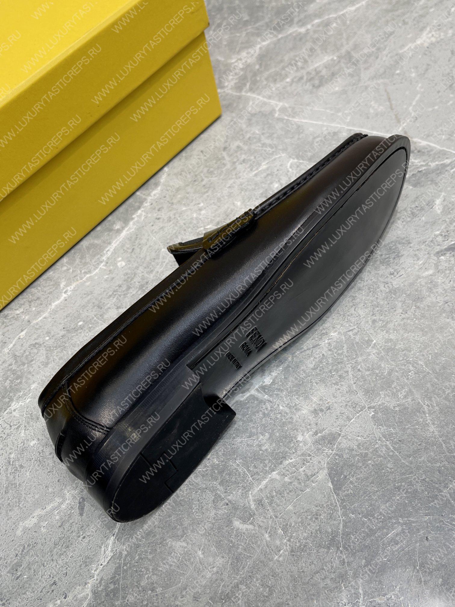 F**di o’lock driving loafers black 7d1561a