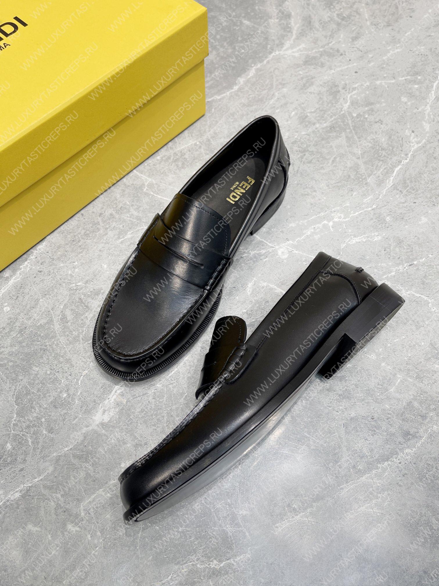 F**di o’lock driving loafers black 7d1561a