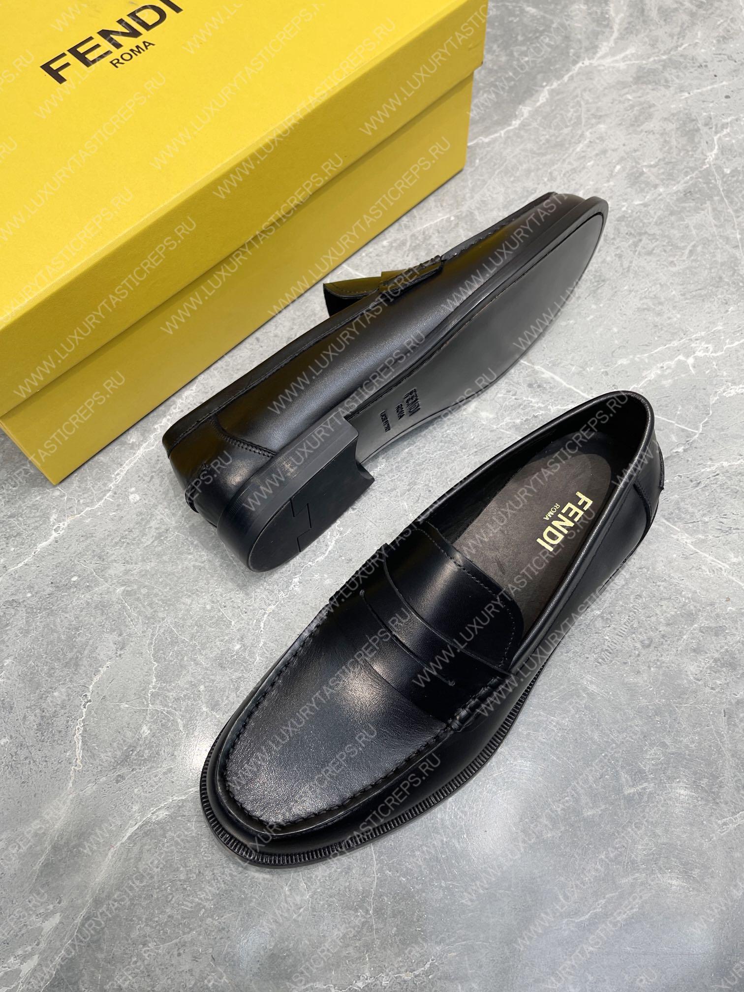 F**di o’lock driving loafers black 7d1561a