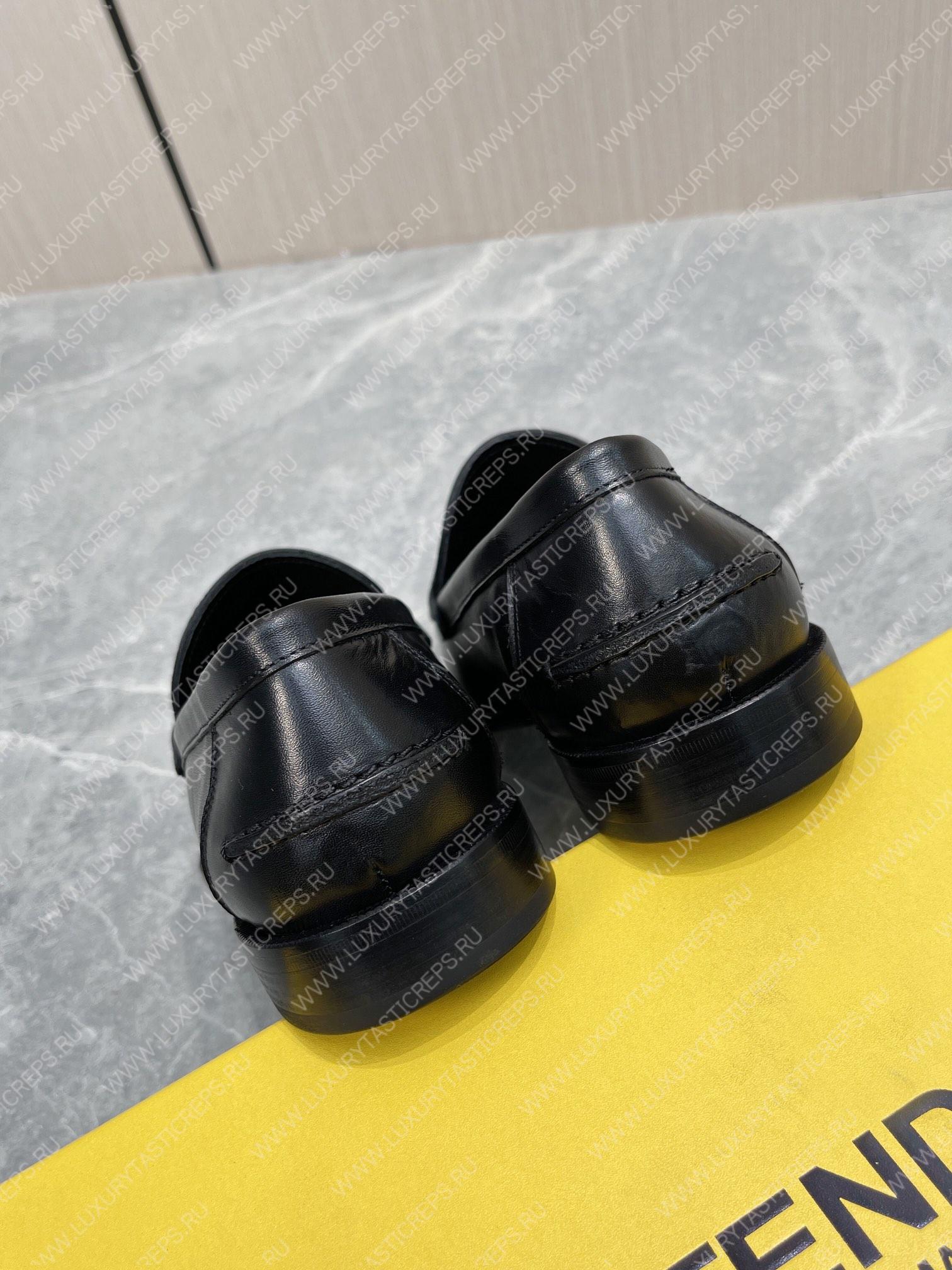 F**di o’lock driving loafers black 7d1561a