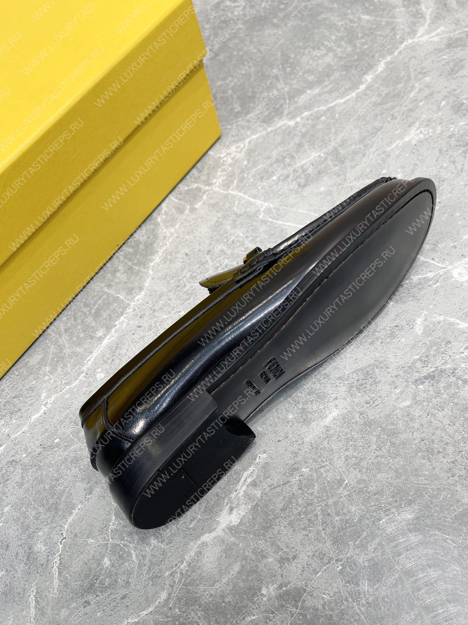 F**di o’lock driving loafers black 7d1561a