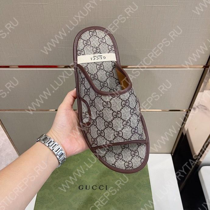 G*u*i signora monk strap shoes brown m60173