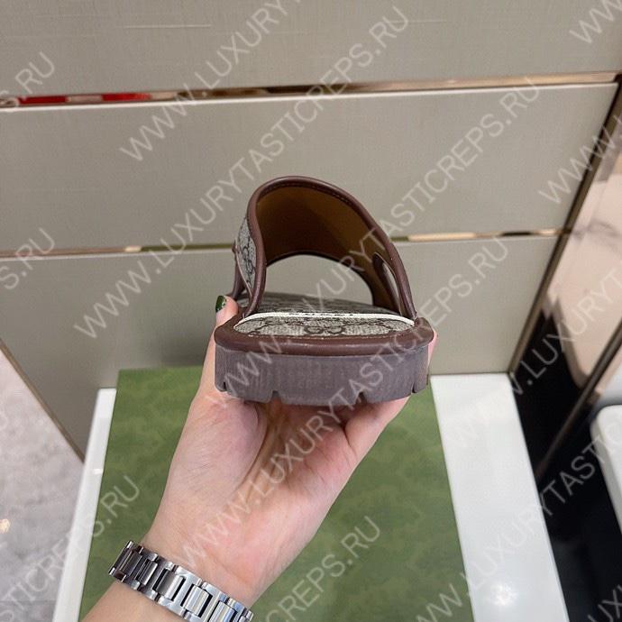 G*u*i signora monk strap shoes brown m60173