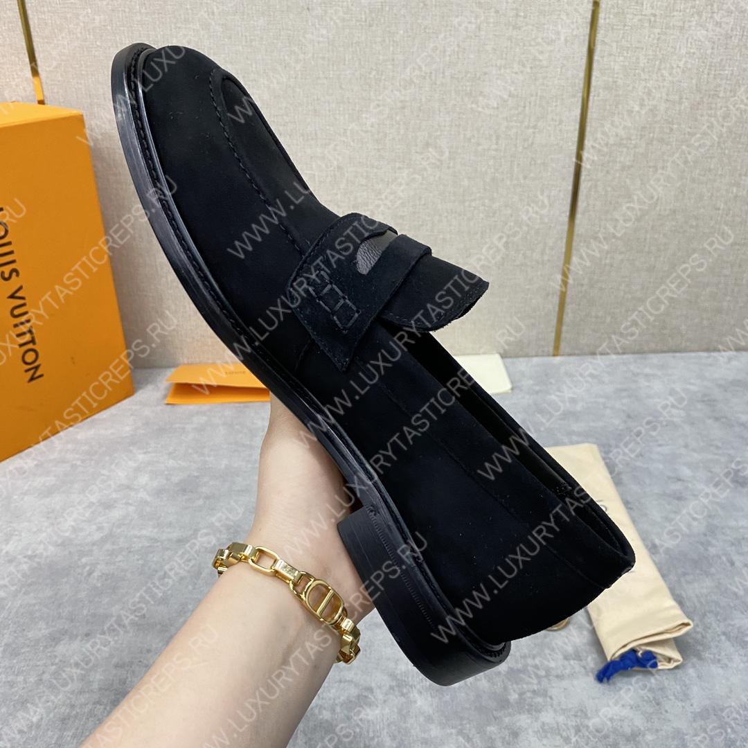 l**is V*t*n flex loafer black 1a9hpp