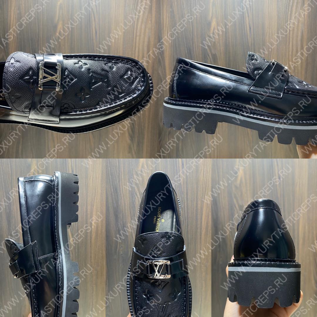 l**is V*t*n major loafer black 1abffv