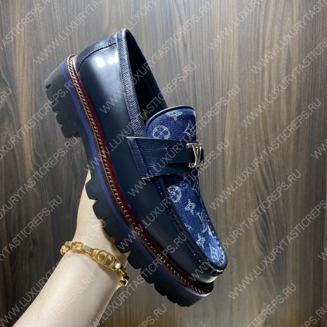 l**is V*t*n major loafer blue 1a8yjz
