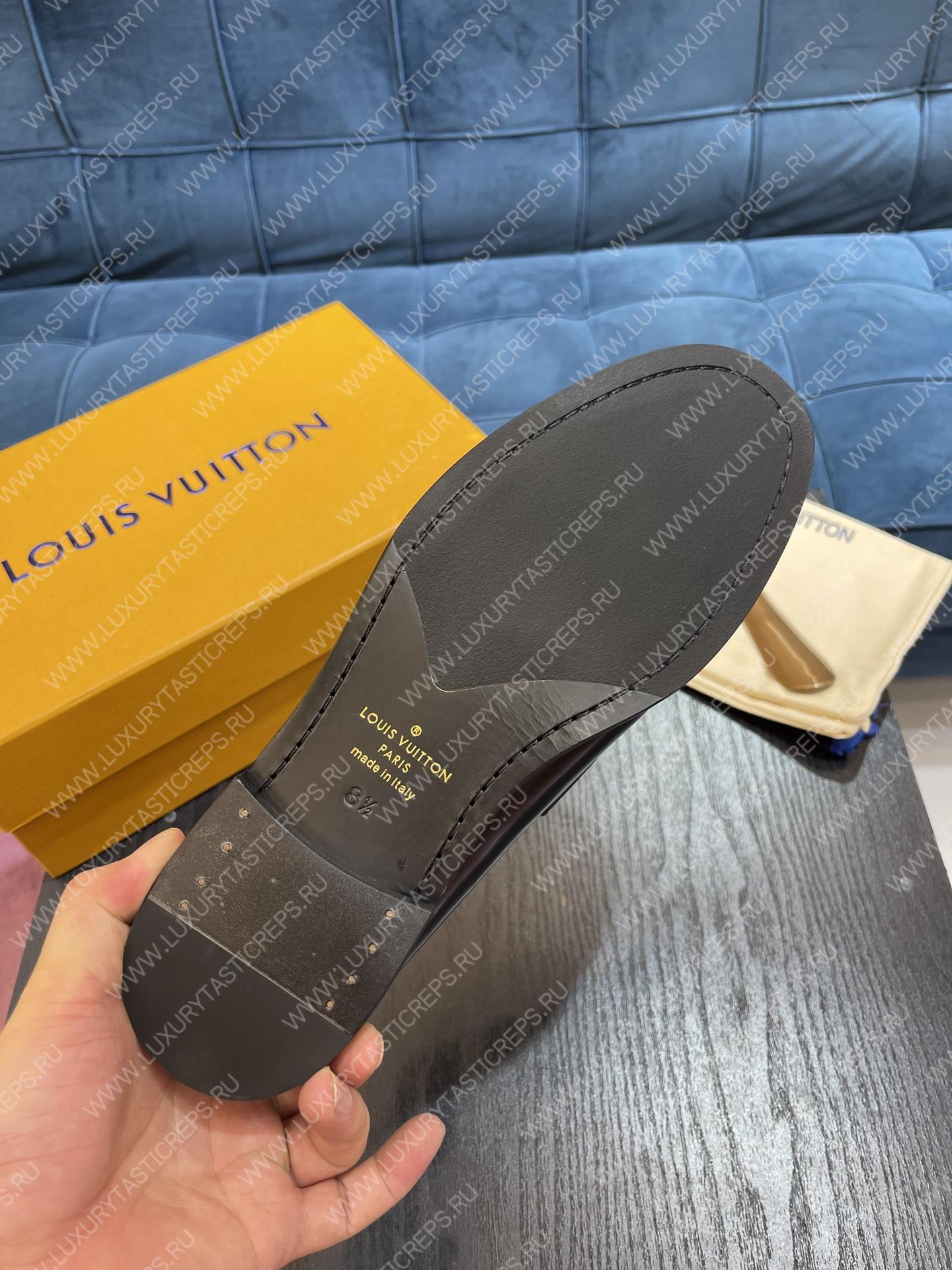 L**is vitton major loafer dark brown 1a7vzf