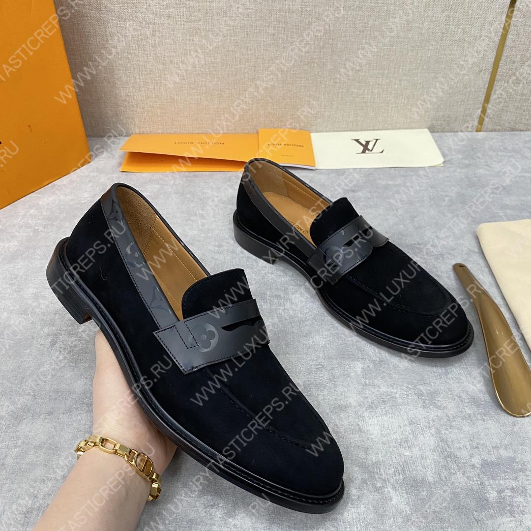l**is V*t*n flex loafer black/grey 1a9hpp