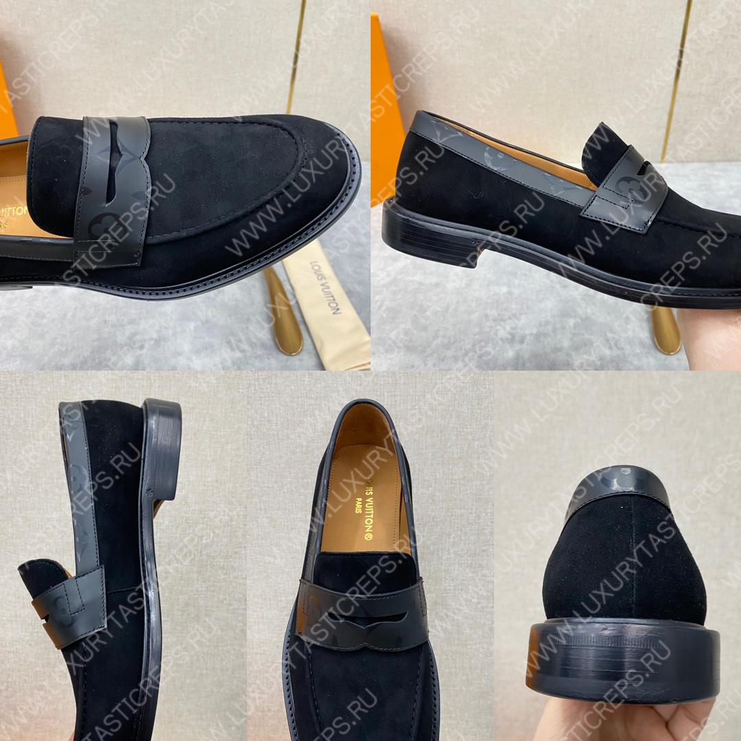 l**is V*t*n flex loafer black/grey 1a9hpp