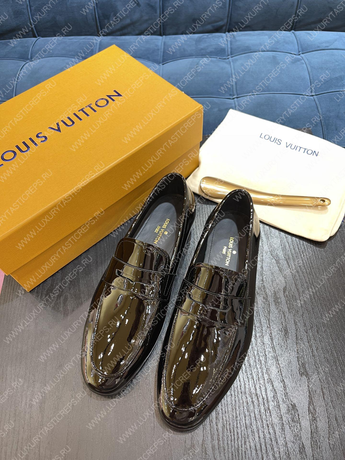 l**is V*t*n lv flex loafer dark green 1a9a9w