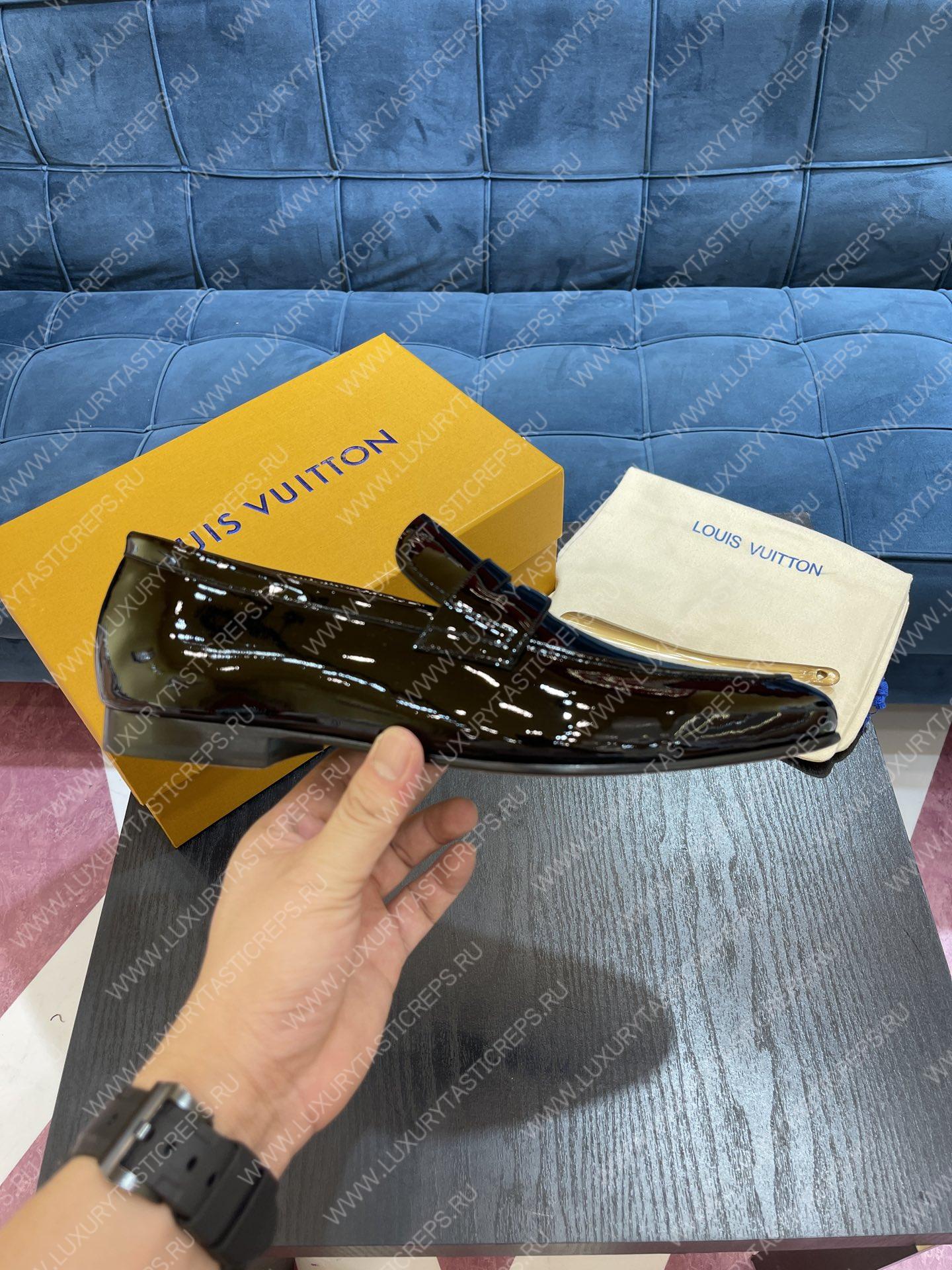 l**is V*t*n lv flex loafer dark green 1a9a9w