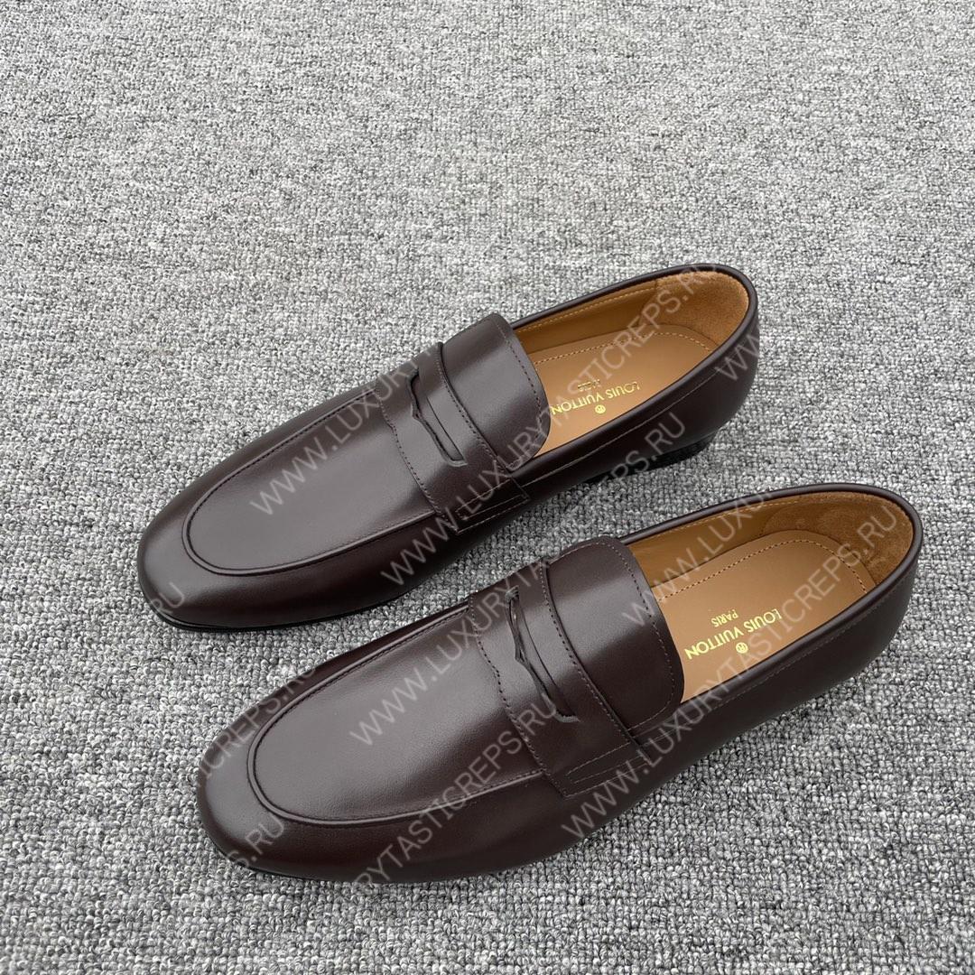 l**is V*t*n lv glove loafer brown 1a9a9w
