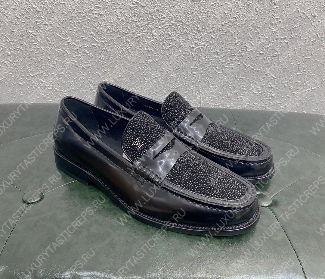 l**is V*t*n l**is loafer black 1aasp6