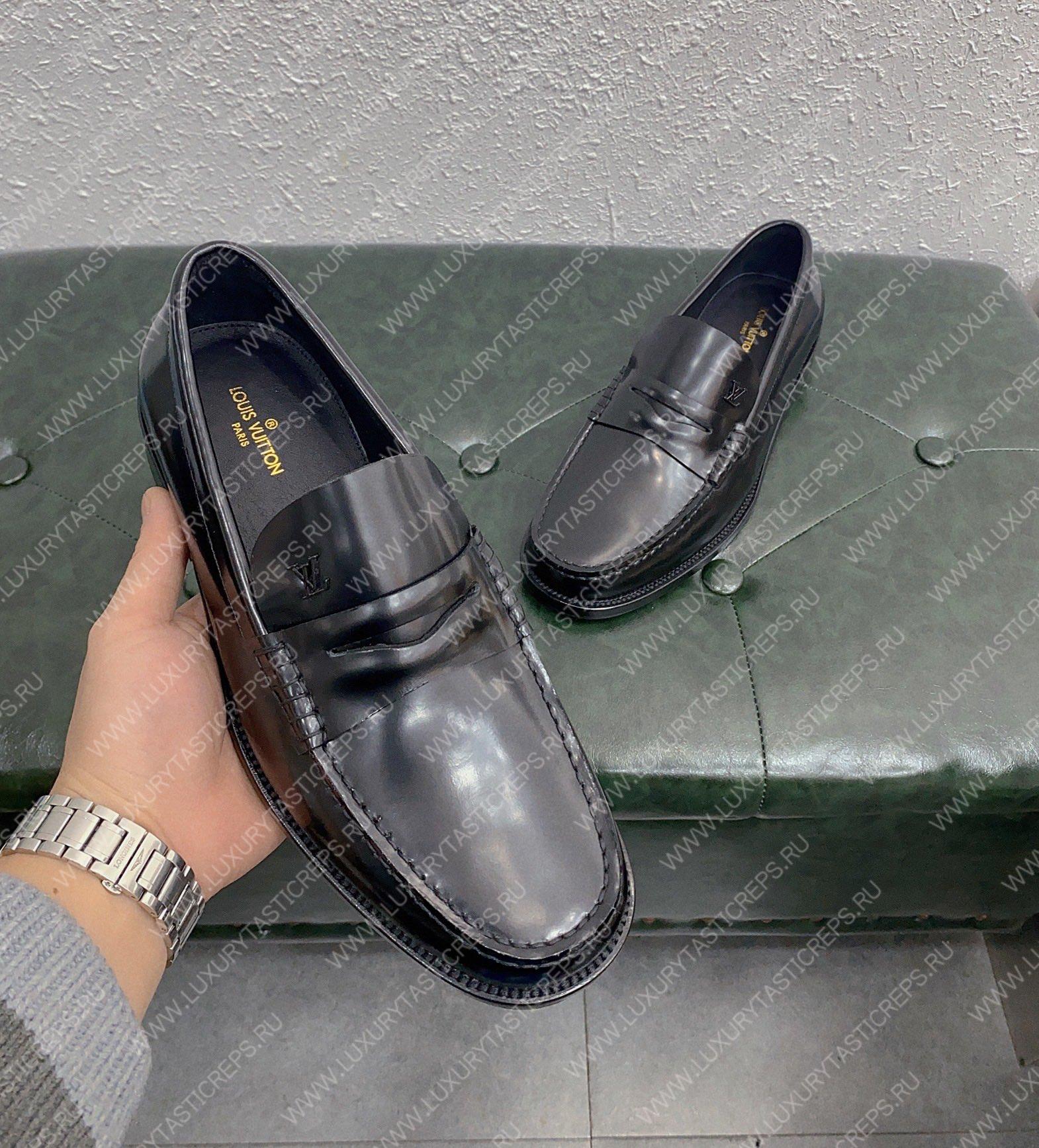 l**is V*t*n l**is loafer black 1aamxf