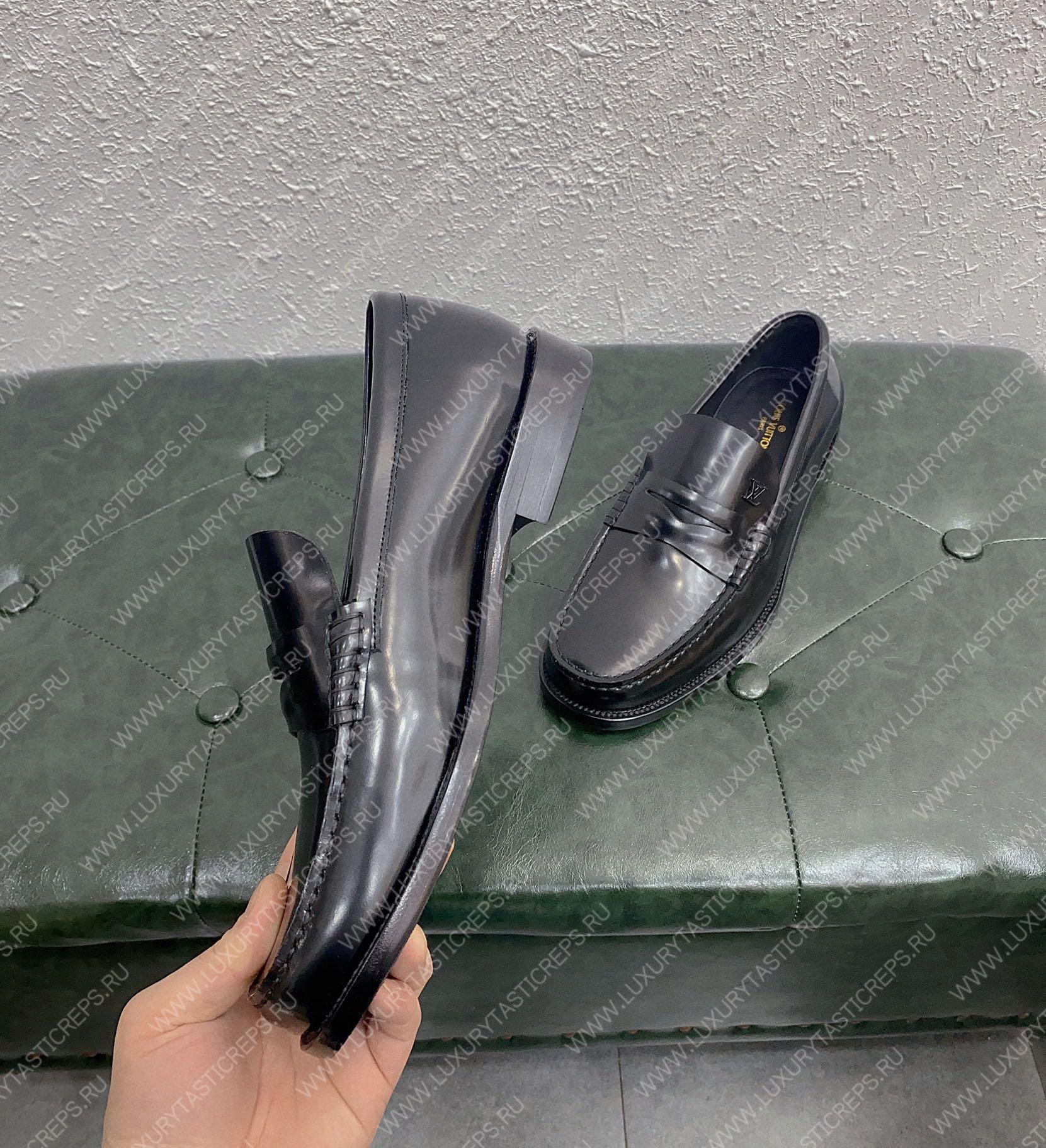 l**is V*t*n l**is loafer black 1aamxf