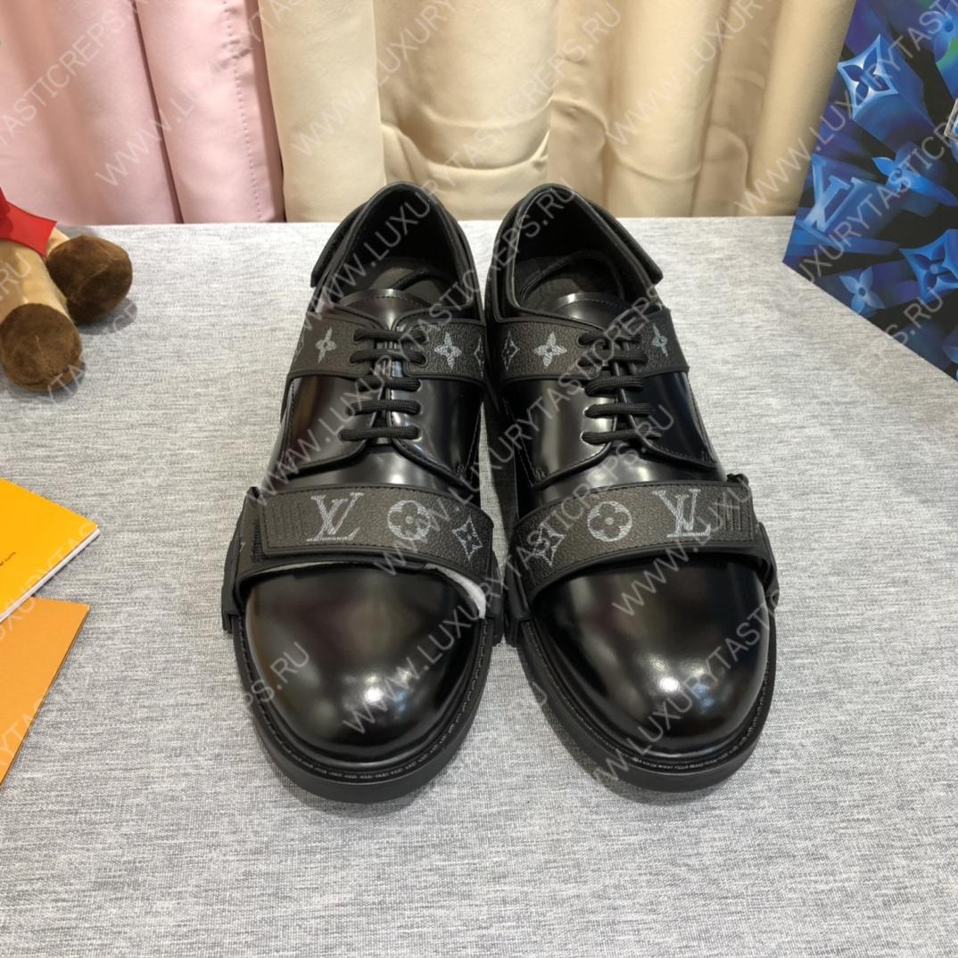 l**is V*t*n derby harness shoes black 674591b