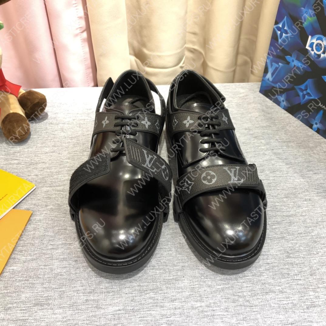 l**is V*t*n derby harness shoes black 674591b