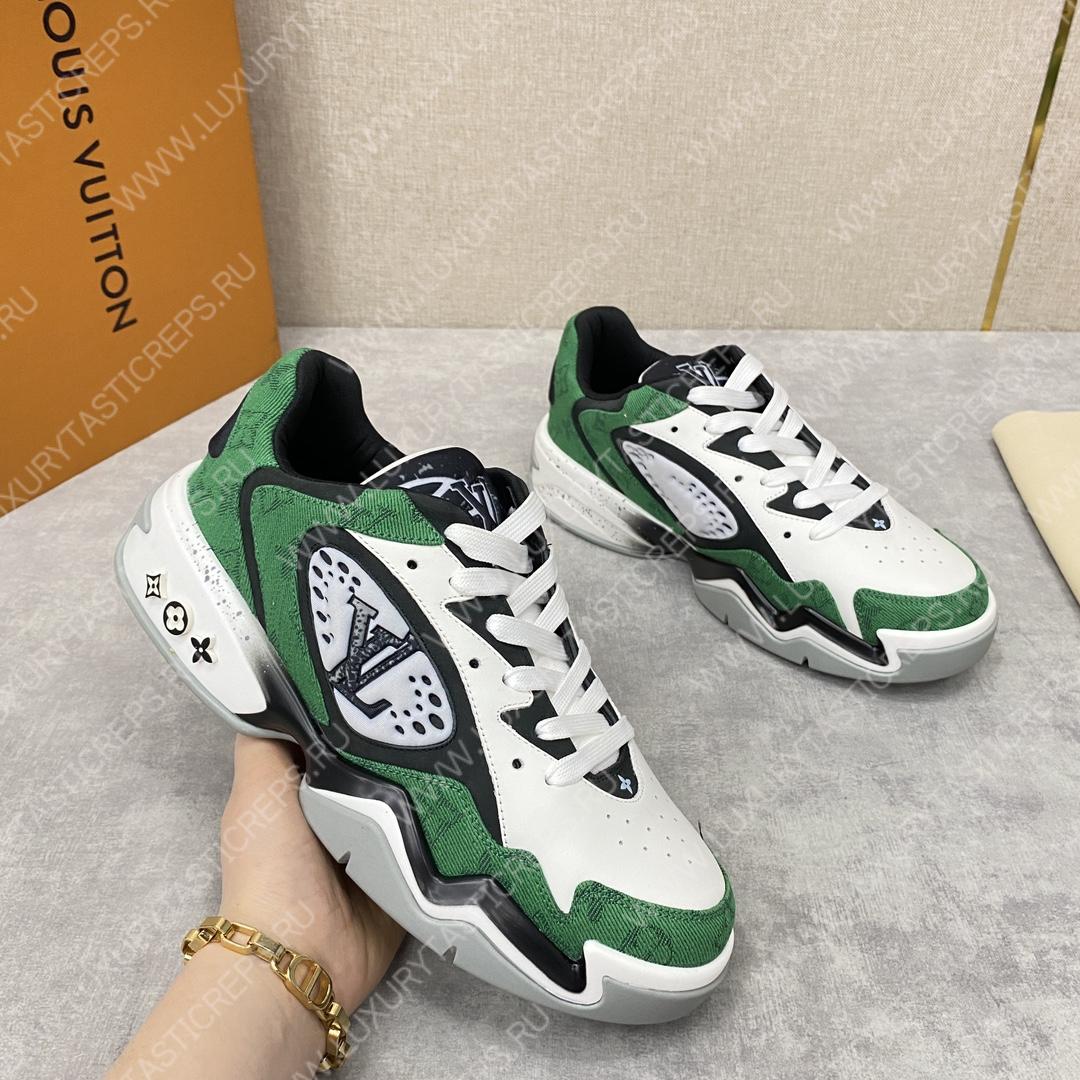 l**is V*t*n trainer sneaker green/white 454536