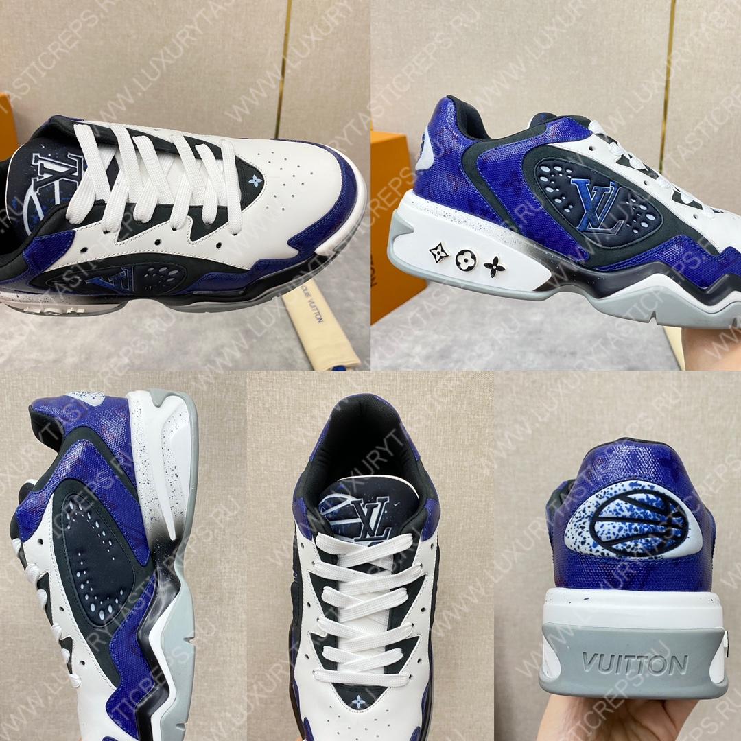 l**is V*t*n trainer sneaker blue/white 4523457