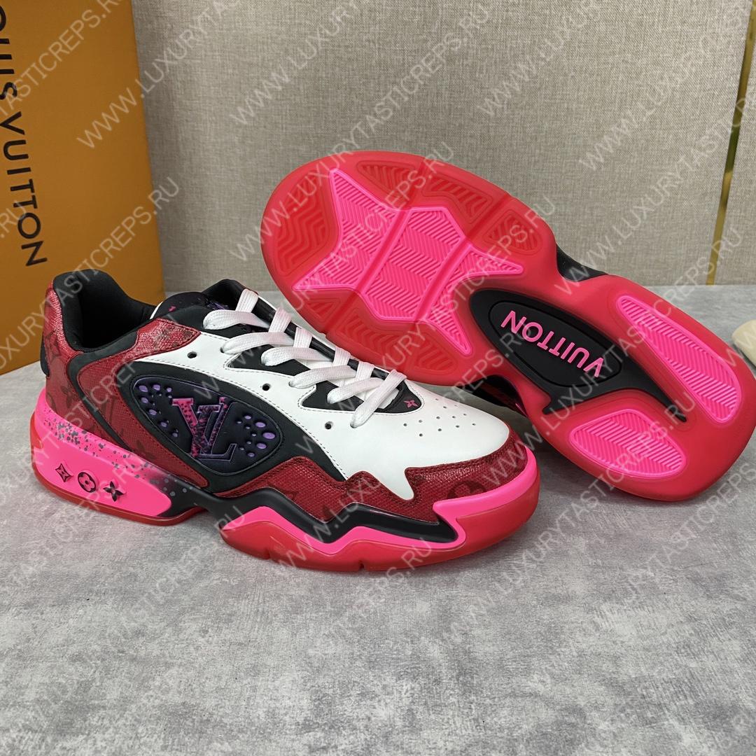 l**is V*t*n trainer sneaker pink/white 412355