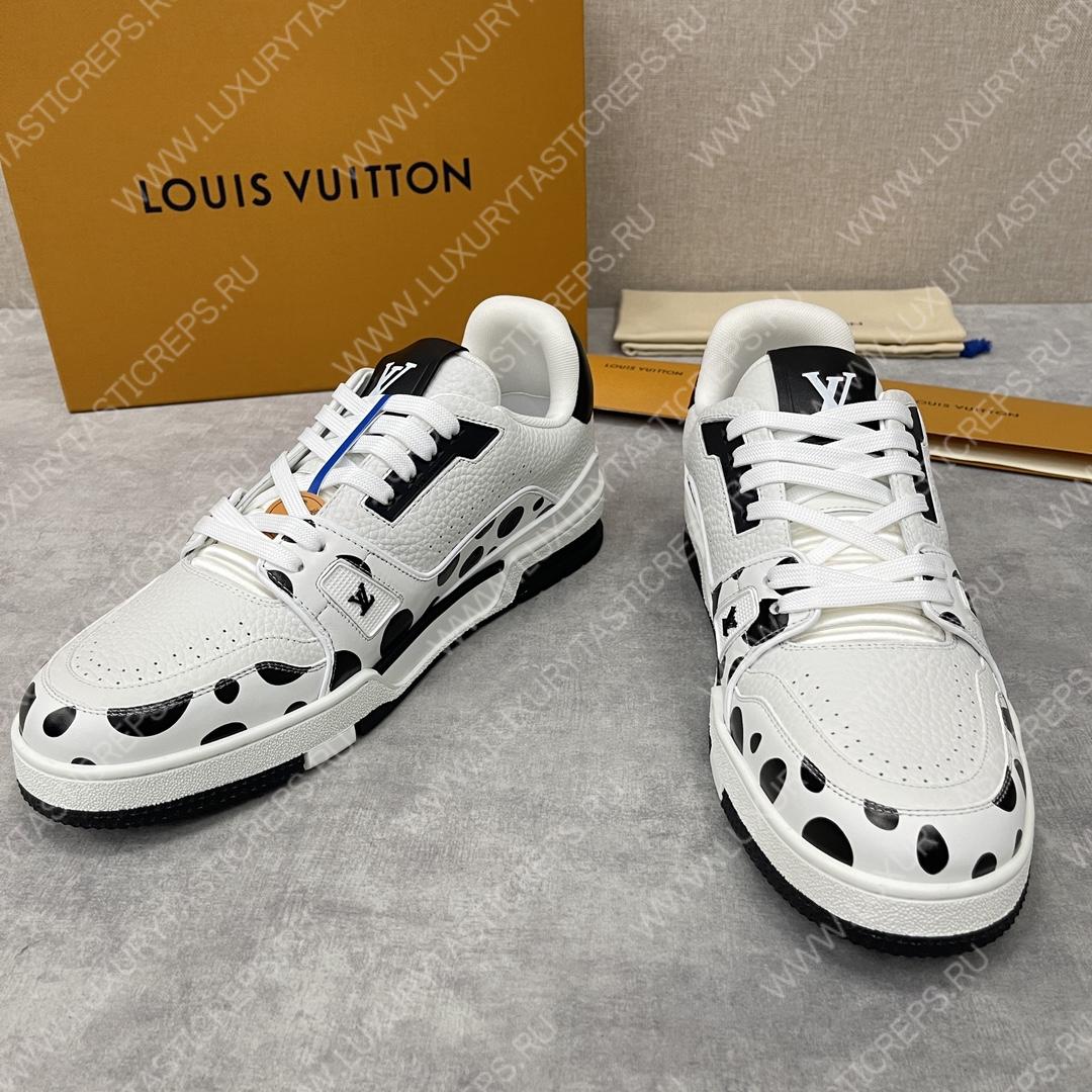 l**is V*t*n infinity dot sneakers black and white 1ab9h7
