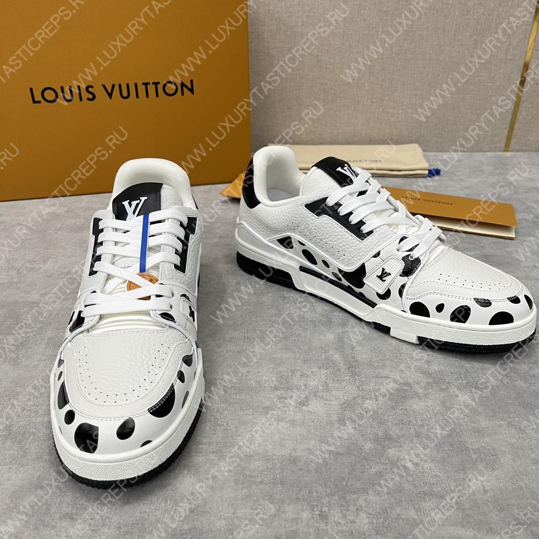 l**is V*t*n infinity dot sneakers black and white 1ab9h7